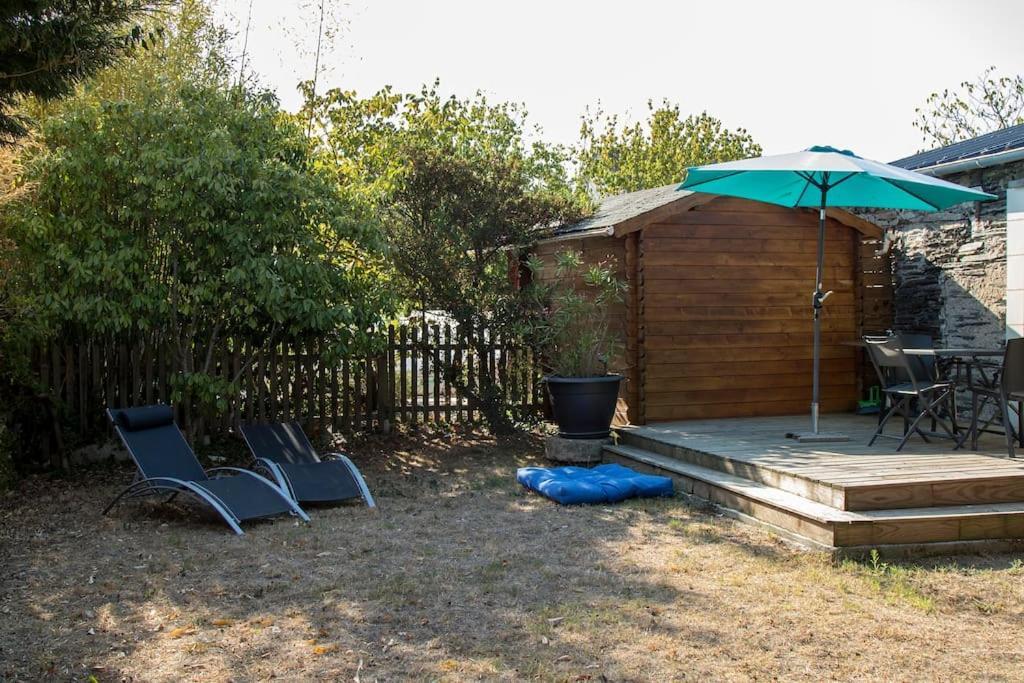 La Maisonnette De Josephine Saint-Jean-des-Mauvrets Bagian luar foto